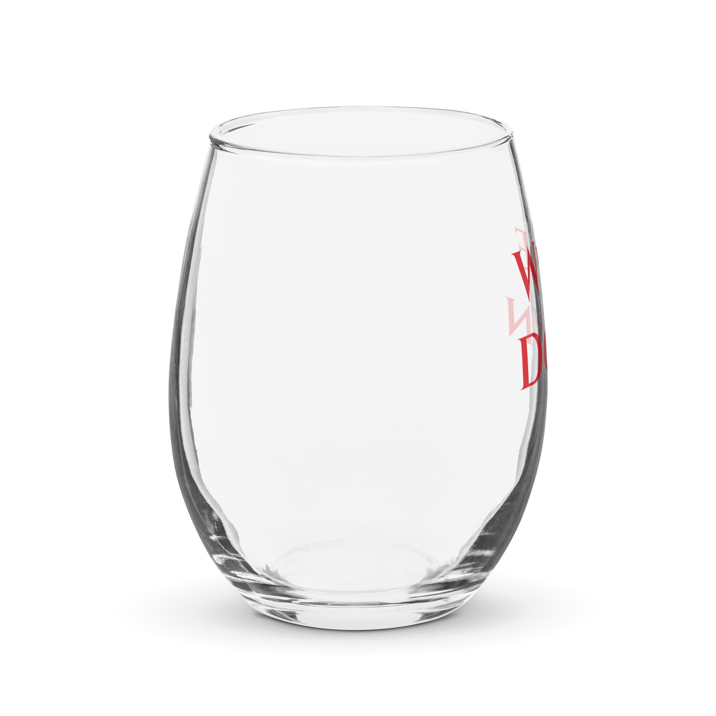 Customized wine glass